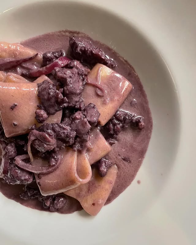 Pasta al mirtillo